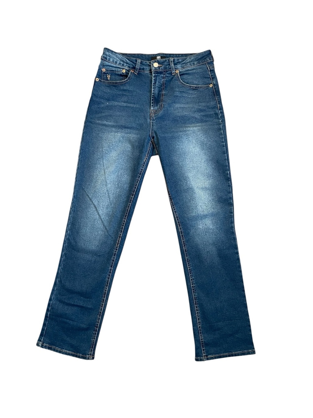 Frye Classic Mid-Blue Straight Leg Jeans Size 4
